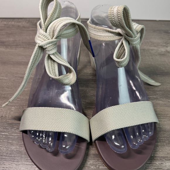 Rothy’s wrap sandals sandcastle women’s size 6.5 EUC - Picture 3 of 13